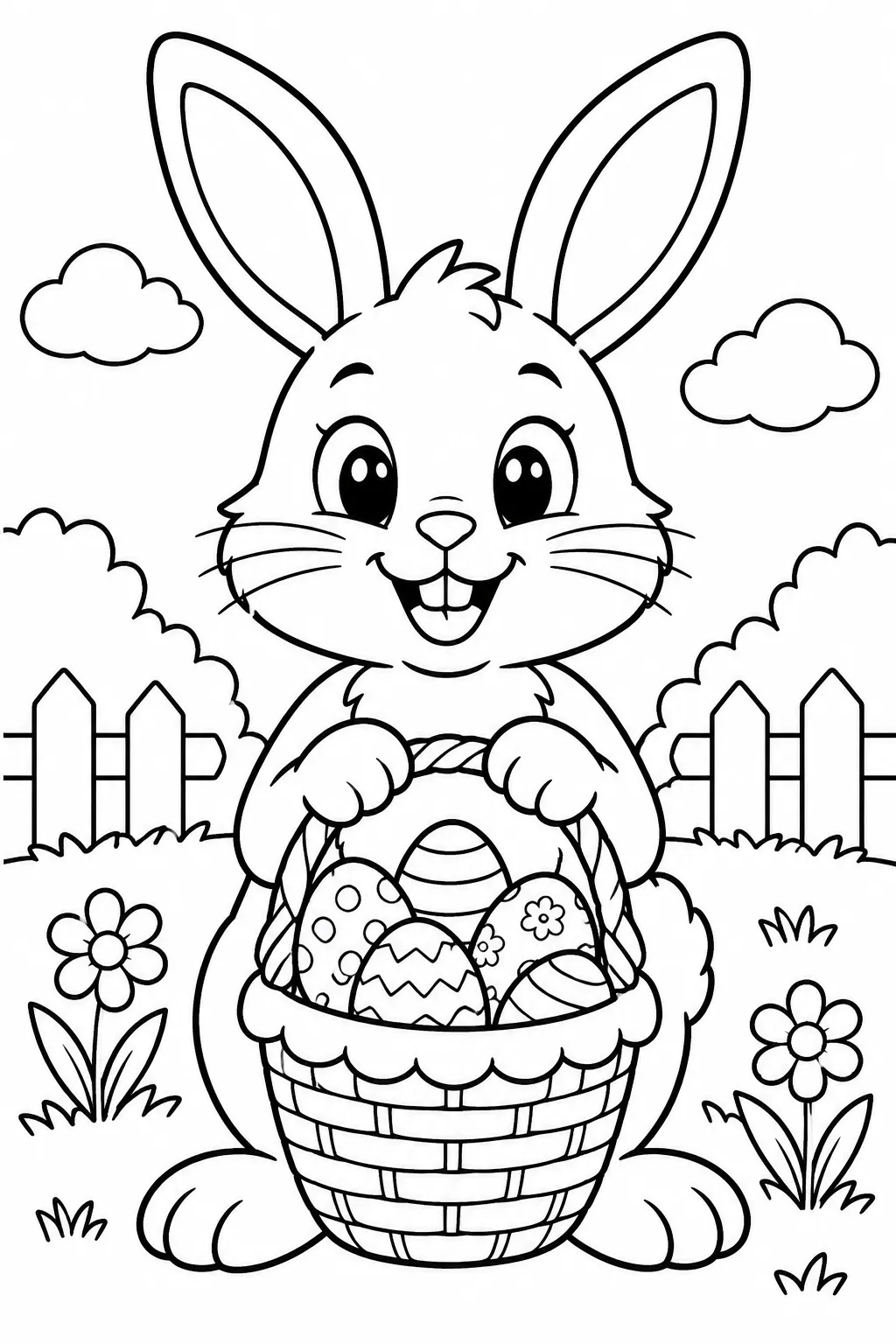 Easter coloring page