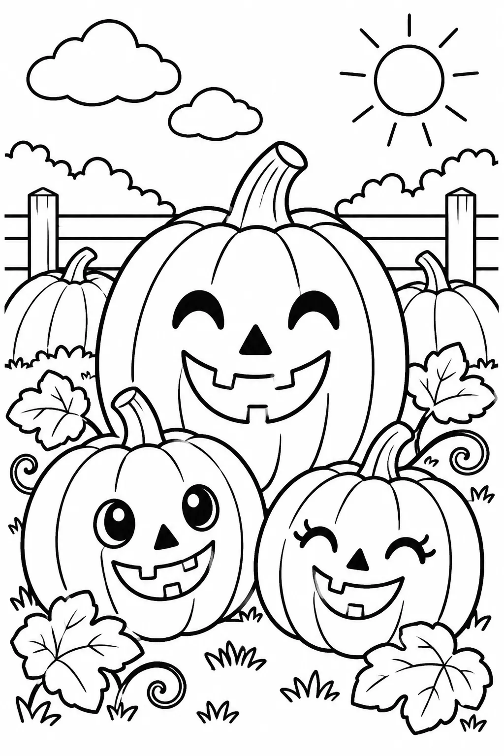 Halloween coloring page