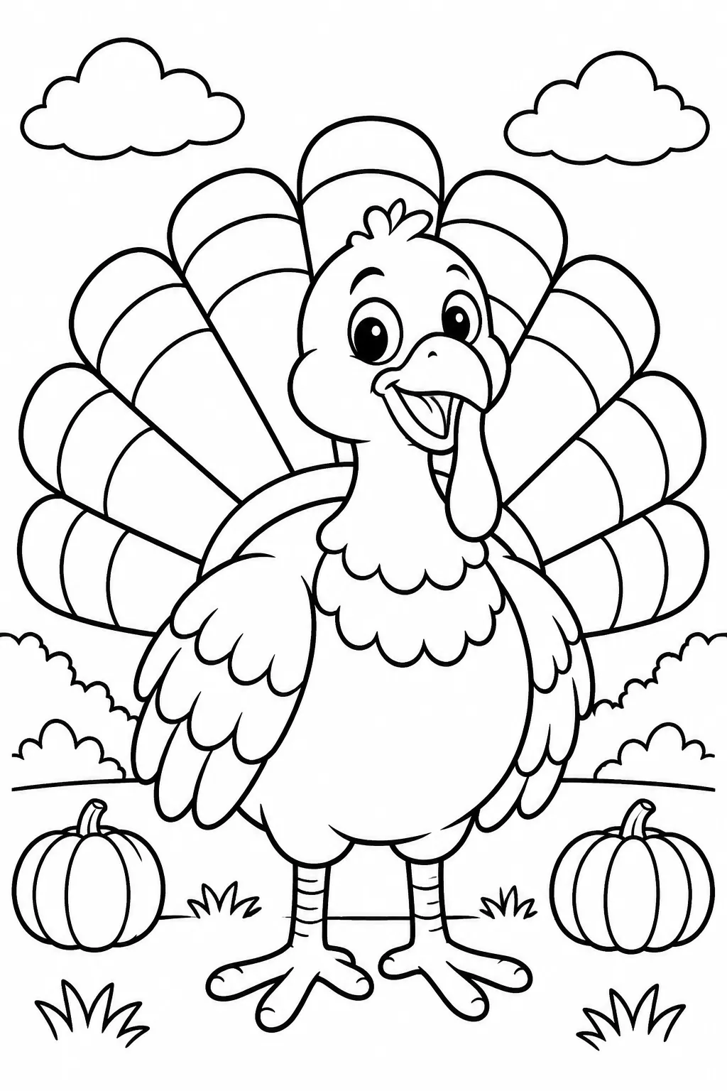 Thanksgiving coloring page